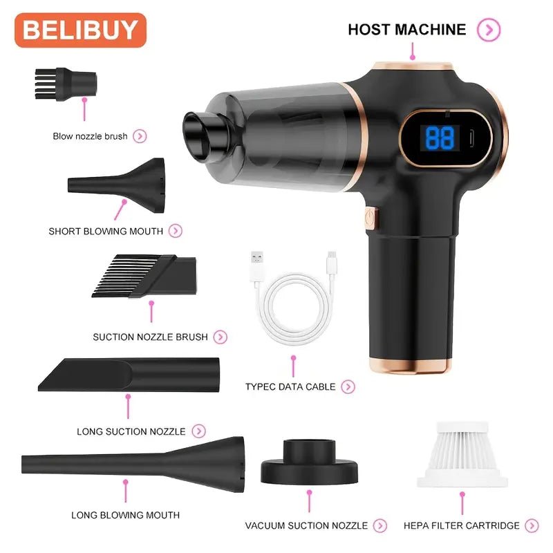 Belibuy 6-in-1 Portable Vacuum